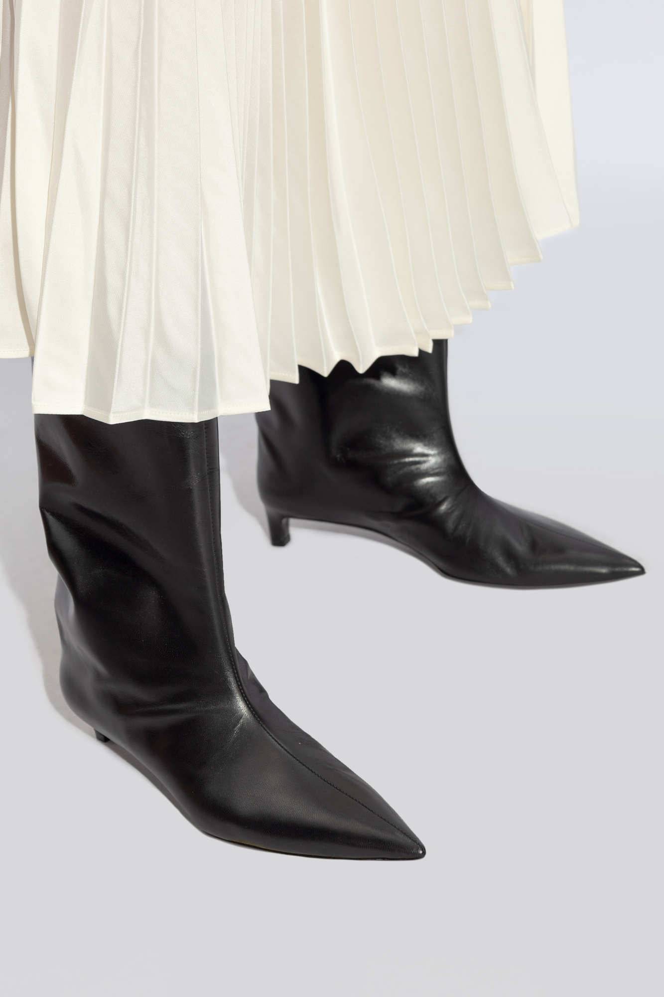 JIL SANDER Leather ankle boots | Women's | Vitkac
